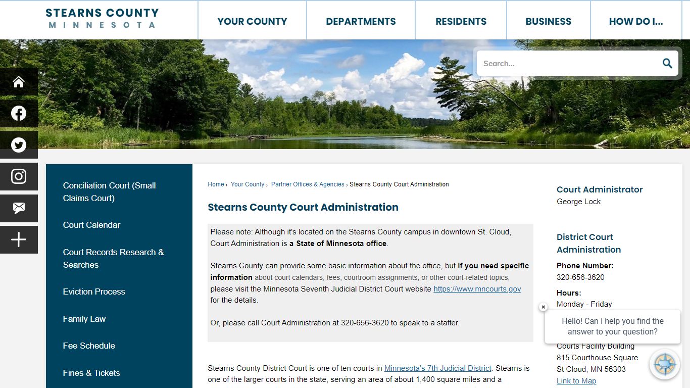 Stearns County Court Administration